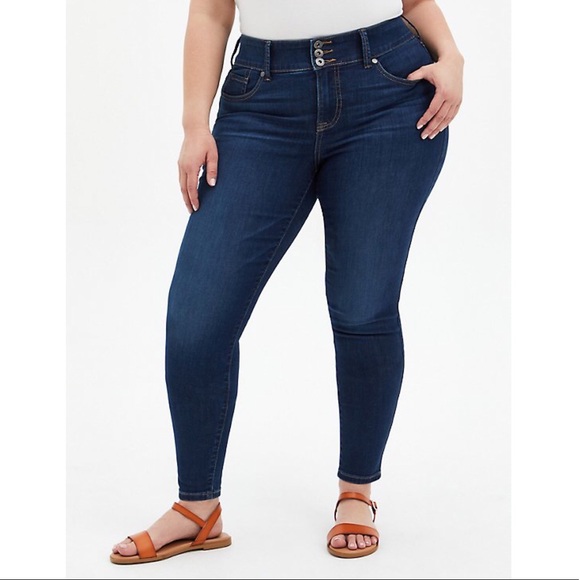 torrid Denim - Torrid JEGGING - SUPER SOFT DARK WASH Size 20R